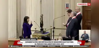Mirtha Vásquez juró como senadora: “Por la memoria de las víctimas de la dictadura de los 90"