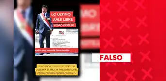 Reportaje fue sacado de contexto para afirmar falsamente que Pedro Castillo fue liberado: en realidad, solo informaba sobre la admisión a trámite de un hábeas corpus presentado por su defensa