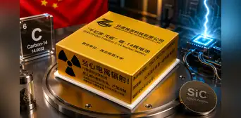 China presenta una batería sin litio que promete electricidad durante más de 5.700 años y resiste temperaturas extremas China presenta una batería sin litio que promete electricidad durante más de 5.700 años y resiste temperaturas extremas