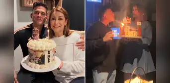 Karla Tarazona expone edad que cumple Christian Domínguez tras celebrarlo juntos: "Como te prometí..."