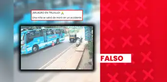 Es falso que este video corresponda a una niña que recientemente se salvó de ser atropellada en Trujillo: en realidad, el hecho ocurrió en India en enero de 2026 Es falso que este video corresponda a una niña que recientemente se salvó de ser atropellada en Trujillo: en realidad, el hecho ocurrió en India en enero de 2026