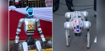 Desfile Cívico Militar: PNP presenta robots humanoides y cuadrúpedos en que apoyarán en seguridad, patrullaje y rescates