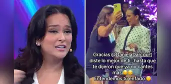 Daniela Darcourt rompe su silencio tras ser sacada del escenario en pleno concierto en Europa: “Una falta de respeto” Daniela Darcourt rompe su silencio tras ser sacada del escenario en pleno concierto en Europa: “Una falta de respeto”
