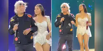 Usuarios notan la incómoda actitud de Pelo D'Ambrosio al cantar con Cielo Fernández: "La ignora por completo" Usuarios notan la incómoda actitud de Pelo D'Ambrosio al cantar con Cielo Fernández: "La ignora por completo"