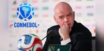 Conmebol se pronuncia fuerte sobre polémico proyecto de Infantino en FIFA: "Primero está el fútbol" Conmebol se pronuncia fuerte sobre polémico proyecto de Infantino en FIFA: "Primero está el fútbol"