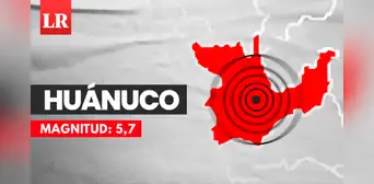 Temblor en Huánuco: sismo de magnitud 5,7 remeció Leoncio Prado esta noche, según el IGP