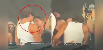Ferran Torres es 'ampayado' muy cariñoso con Ilia Topuria, luchador de artes marciales, y desata gran revuelo en redes sociales