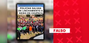 Es falso que el video muestre a los pobladores de Chupaca recibiendo con insultos a Keiko Fujimori: el audio fue manipulado Es falso que el video muestre a los pobladores de Chupaca recibiendo con insultos a Keiko Fujimori: el audio fue manipulado