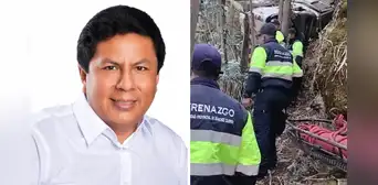 Exconcejero regional fallece tras accidente de carretera en La Libertad: su hijo de 18 años resultó herido