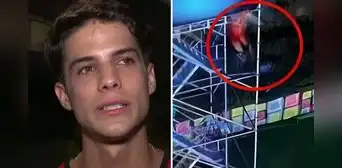 Kevin Díaz reaparece desde clínica tras sufrir aparatosa caída de 8 metros en 'Esto es guerra' y rompe su silencio Kevin Díaz reaparece desde clínica tras sufrir aparatosa caída de 8 metros en 'Esto es guerra' y rompe su silencio