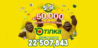 Resultados de La Tinka de hoy miércoles 5 de agosto: números ganadores, premios del Pozo Millonario, boliyapa, S/50.000 y más