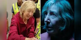 Actriz Lin Shaye causa furor en su llegada a Lima por el estreno de 'La noche del demonio 6'
