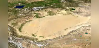 China planta árboles desde hace medio siglo en el desierto de Taklamakán: los satélites revelan que ahora absorbe más carbono del que libera