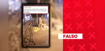 Es falso que el video de centenares de militares en Lima corresponda al actual despliegue contra la criminalidad Es falso que el video de centenares de militares en Lima corresponda al actual despliegue contra la criminalidad