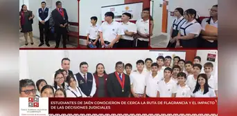 Estudiantes de Jaén conocen cómo funciona la Unidad de Flagrancia Estudiantes de Jaén conocen cómo funciona la Unidad de Flagrancia
