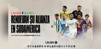 DSPORTS renovó su alianza con LALIGA para transmitir en Sudamérica los partidos del futbol español DSPORTS renovó su alianza con LALIGA para transmitir en Sudamérica los partidos del futbol español