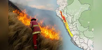 Senamhi activa alerta roja por condiciones que podrían favorecer incendios forestales en la sierra Senamhi activa alerta roja por condiciones que podrían favorecer incendios forestales en la sierra