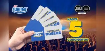 Sublime sortea entradas para conciertos: ¿cómo participar?