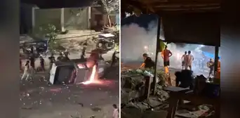 Ucayali: queman patrullero de la PNP durante enfrentamiento por bloqueo de la carretera Federico Basadre Ucayali: queman patrullero de la PNP durante enfrentamiento por bloqueo de la carretera Federico Basadre