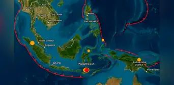 Terremoto de magnitud 6,9 golpea Sumatra y sería el segundo en Indonesia en un mismo día, según USGS