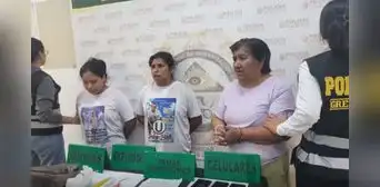 Abuela, madre y nieta caen por extorsión: 'Bombón', 'Bellota' y 'Burbuja' exigían S/50.000 a comerciantes Abuela, madre y nieta caen por extorsión: 'Bombón', 'Bellota' y 'Burbuja' exigían S/50.000 a comerciantes