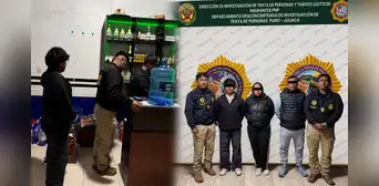 Operativo en Juliaca: rescatan a tres mujeres y detienen a tres hombres por presunta trata de personas en un bar