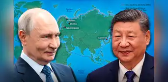 China y Rusia están cada vez más unidos por una ruta marítima de 5.600 km en el Ártico: un corredor estratégico que apunta a Europa China y Rusia están cada vez más unidos por una ruta marítima de 5.600 km en el Ártico: un corredor estratégico que apunta a Europa