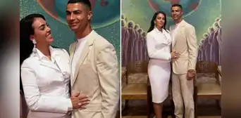 Revelan imágenes de la boda privada de Cristiano Ronaldo y Georgina Rodríguez donde ella no usó vestido de novia Revelan imágenes de la boda privada de Cristiano Ronaldo y Georgina Rodríguez donde ella no usó vestido de novia