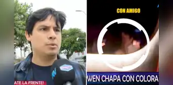 Carla Campos Salazar, novia de Curwen, es ampayada con otro hombre y tiktoker da curiosa declaración: “No es un beso en la boca, lo está saludando”