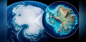 La Antártida oculta un mundo bajo 27 millones de km³ de hielo: científicos revelan montañas, valles y cañones nunca antes visto