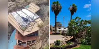 Vientos de más de 40 km/h causaron caída de árboles, postes y techos en el norte del Perú Vientos de más de 40 km/h causaron caída de árboles, postes y techos en el norte del Perú