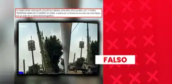 Es falso que la antena retirada en La Molina fuera un arma electromagnética capaz de causar enfermedades: la sentencia del TC no acreditó un riesgo para la salud