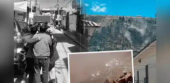 ¡Familias unidas, abrazadas y desprendimientos de rocas! Las imágenes que exponen el intenso terremoto de 7.2 en Ayacucho