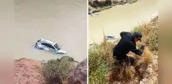 Pareja de esposos cae a bordo de su auto al río Mantaro tras despistarse en la Carretera Central