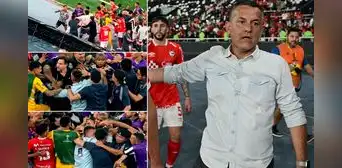 Así se vio la brutal agresión que recibió Horacio Melgarejo, DT de Cienciano, por el plantel de Botafogo - VIDEO Así se vio la brutal agresión que recibió Horacio Melgarejo, DT de Cienciano, por el plantel de Botafogo - VIDEO