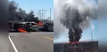 Tres vehículos se incendian tras accidente en la Panamericana Sur y dejan tres heridos en Arequipa Tres vehículos se incendian tras accidente en la Panamericana Sur y dejan tres heridos en Arequipa