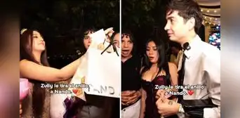 Zully pierde los papeles con Nando y le 'tira' su anillo de bodas tras desplante del streamer: "Estoy soltero"