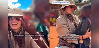 Video de Alejandra Baigorria aparece en polémico informe internacional sobre influencers que exhiben pobreza de niños africanos "para ganar clics"