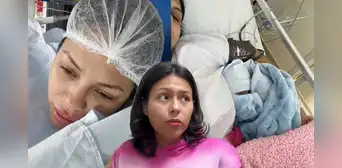 Tiktoker Moca transmite el nacimiento de su bebé en vivo y conmueve con su reacción en redes sociales