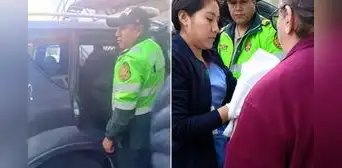 Joven madre da a luz a su hijo dentro de patrullero de la PNP cuando iba a hospital de Arequipa