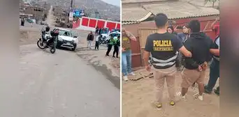 Dos delincuentes balean a policía de la Dirincri durante operativo en Pachacútec, Ventanilla Dos delincuentes balean a policía de la Dirincri durante operativo en Pachacútec, Ventanilla