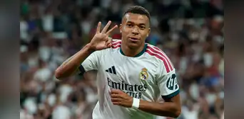 Con hat-trick de Kylian Mbappé, Real Madrid goleó 4-1 a Real Sociedad por LaLiga de España
