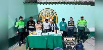 Capturan a 4 presuntos narcos que vendían cocaína, marihuana y 'tusi' a turistas en Machu Picchu