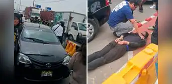 Policías abaten a presunto secuestrador y rescatan a víctima durante operativo en peaje de Santa Anita