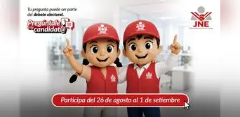 JNE invita a ciudadanía a enviar sus preguntas para los debates electorales de las ERM 2026