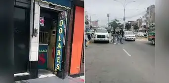 Delincuentes hacen forado y roban más de S/50.000 en casa de cambio de avenida Habich Delincuentes hacen forado y roban más de S/50.000 en casa de cambio de avenida Habich