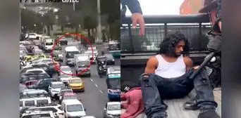 Chofer de cúster huye con pasajeros a bordo para evitar intervención en Los Olivos y termina detenido Chofer de cúster huye con pasajeros a bordo para evitar intervención en Los Olivos y termina detenido