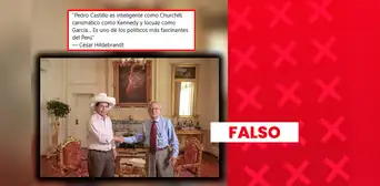 Es falsa la cita que atribuye a César Hildebrandt elogios a Pedro Castillo y comparaciones con Churchill, Kennedy y Alan García Es falsa la cita que atribuye a César Hildebrandt elogios a Pedro Castillo y comparaciones con Churchill, Kennedy y Alan García