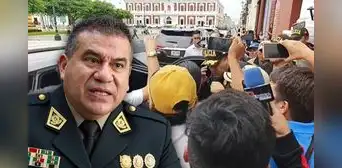 Óscar Arriola evita responder a la prensa por la masacre y secuestro de empresario en Trujillo Óscar Arriola evita responder a la prensa por la masacre y secuestro de empresario en Trujillo