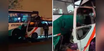 Ocho pasajeros heridos en accidente entre custer de 'Los Anconeros' y bus de Vipusa en la Panamericana Norte Ocho pasajeros heridos en accidente entre custer de 'Los Anconeros' y bus de Vipusa en la Panamericana Norte